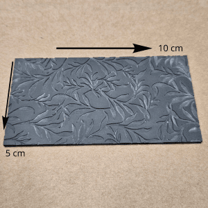 motif végétal texture pâte polymère détail