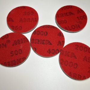 abrasive pads for polymer clay