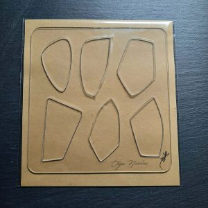 Gabarit 6 formes de boucles d'oreilles