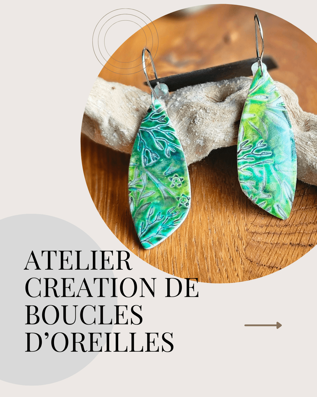 Earring making workshop
