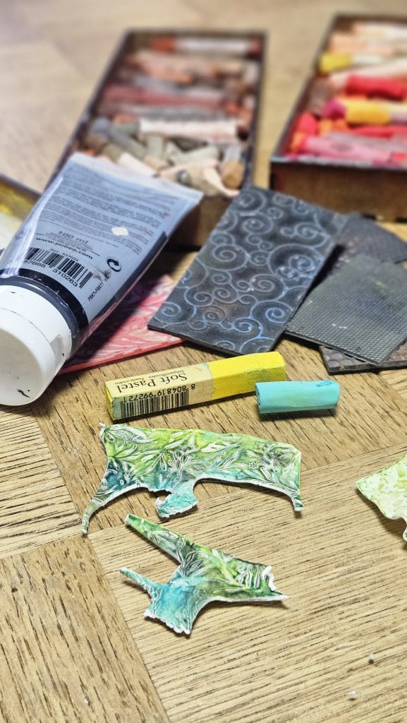 atelier boucles d'oreilles en pâte polymère