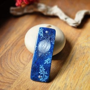 barrette artisanale pour cheveux épais