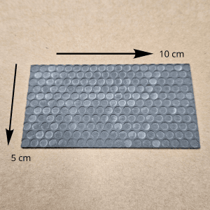 tampon texture bulles pâte polymère
