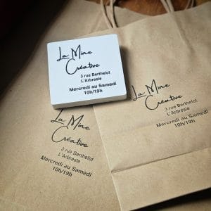 Tampon personnalisé pour emballages et packaging