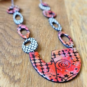collier coloré bijou de créateur